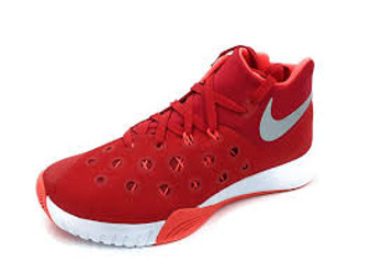 NIKE ZOOM HYPERQUICKNESS TB BASKETBALL SHOES UNIVERSITY RED