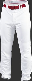 Rawlings Pro-Dri Men's Pro 132 Unhemmed Cloth Baseball Pants White