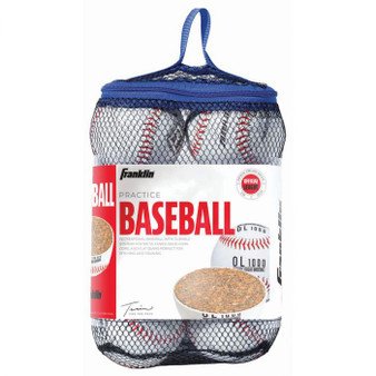 Franklin Official League Practice Baseballs 6 Pack