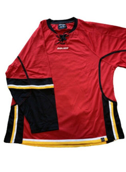 Bauer 900 Series Senior Hockey Jersey Red Black White Gold Size Large