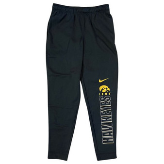 Nike On Field Iowa Hawkeyes Team Issue Men's Sweatpants Black Size L