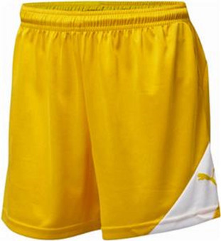 Puma Santiago Tg Women’s Soccer Shorts Yellow Size Small