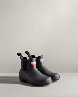 Hunter Original Chelsea Rain Boots Black