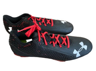 Under Armour ClutchFit Nitro Men's Low Football Cleats Black Red