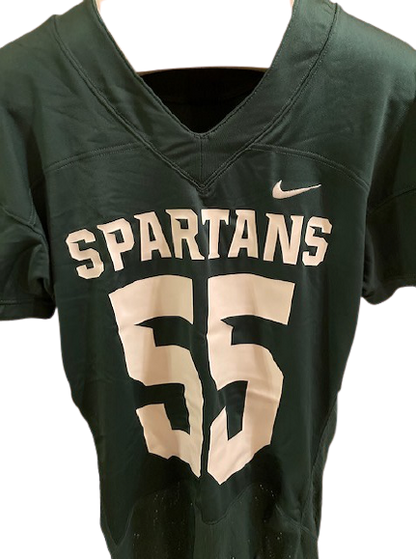 Nike Michigan State Spartans Vapor Pro Football Jersey Men's Size Large Green