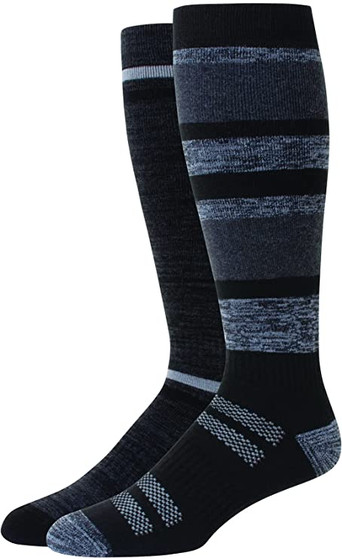 Hanes Boys' X-Temp Crew Socks, Black, 6 Pack, Size Medium