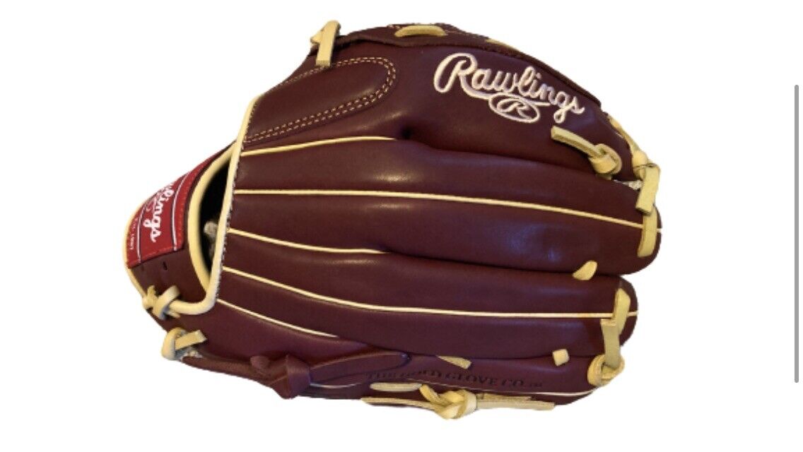 Rawlings Sandlot Series 12 Inch Infield Pitcher Glove Burgundy Left