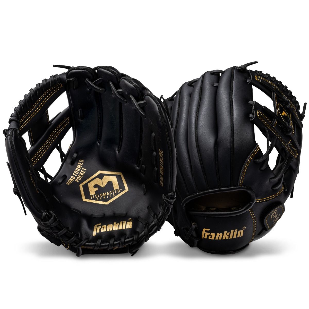 Franklin Sports Guanto Baseball Field Master - Destrorso - Pelle Sintetica Preformata