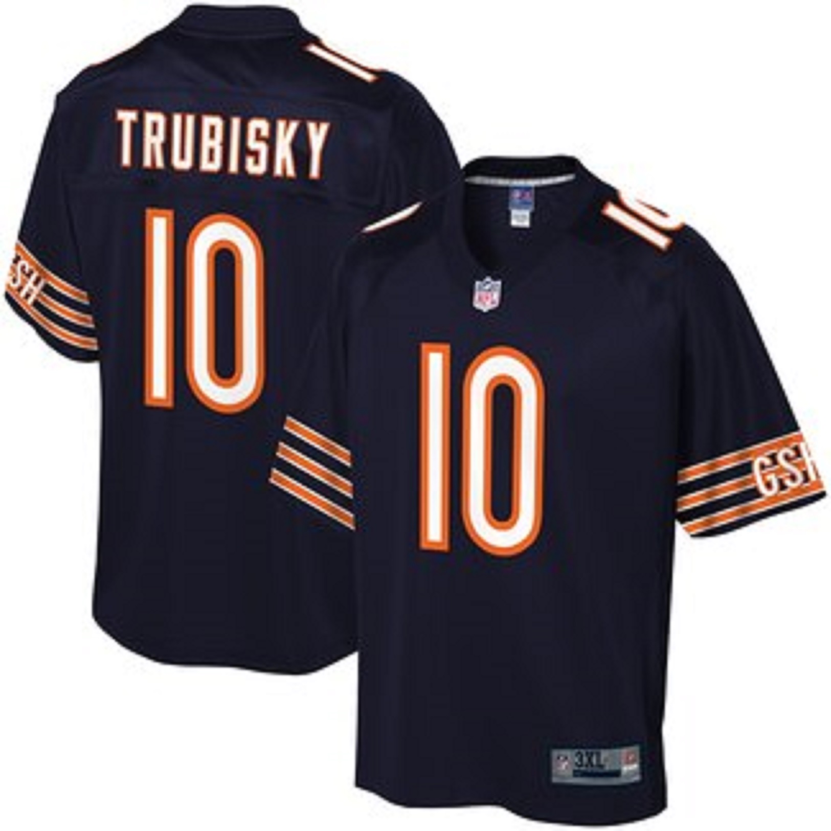 Mitchell Trubisky Chicago Bears Officially Licensed Men's Pro Line Jersey