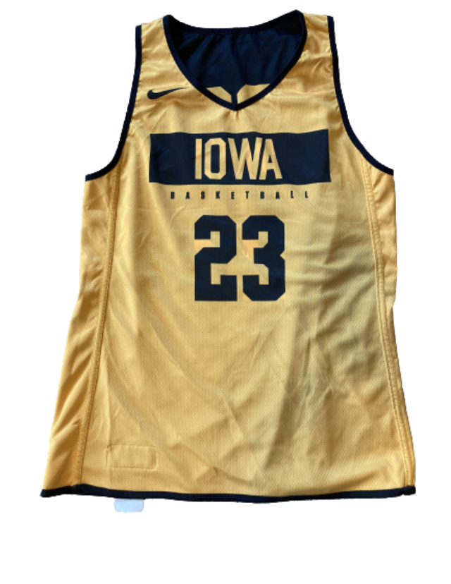 Vgc Nike Iowa Hawkeyes Team Issued Reversible Men's Basketball Practice Jersey