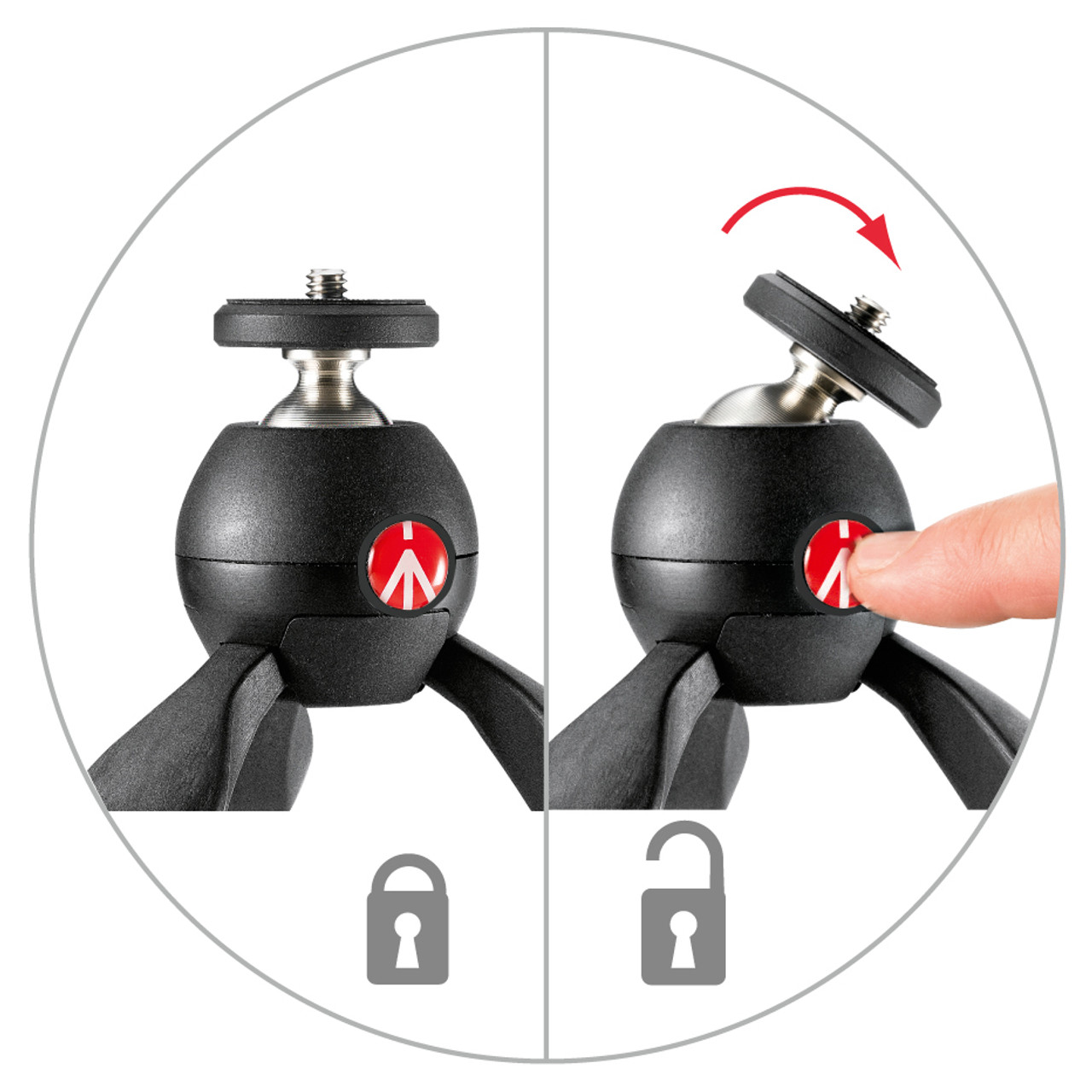 Manfrotto Pixi Mini Tripod Black - Cameragrip