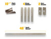 Door Armor Double Door Security Kit with Night Lock System