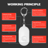 Personal SOS Defense Alarm 130dB With LED Light Rechargeable Self Defense Woman Safety Alarm Key Chain Emergency Anti-Attack Personal SOS Defense Alarm 130dB With LED Light Rechargeable Self Defense Woman Safety Alarm Key Chain Emergency Anti-Attack