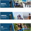 Multifunctional Outdoor Tactical Pen,  Survival Gear, Self-Defense, Rescue Supplies, Hiking,Camping Survival Tool with Compass Multifunctional Outdoor Tactical Pen,  Survival Gear, Self-Defense, Rescue Supplies, Hiking,Camping Survival Tool with Compass