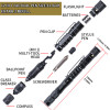 Tactical Pen Self-Defense Pens LED Tactical Flashlight with Ballpoint Pen, Window Glass Breaker, Whistle, Multi Tool Pen Tactical Pen Self-Defense Pens LED Tactical Flashlight with Ballpoint Pen, Window Glass Breaker, Whistle, Multi Tool Pen