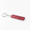 Flat Aluminum Alloy Dual Frequency Survival Whistle Double Tube Outdoor Survival Survival Whistle Equipment Equipped EDC Tool Flat Aluminum Alloy Dual Frequency Survival Whistle Double Tube Outdoor Survival Survival Whistle Equipment Equipped EDC Tool