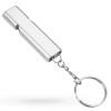 Flat Aluminum Alloy Dual Frequency Survival Whistle Double Tube Outdoor Survival Survival Whistle Equipment Equipped EDC Tool Flat Aluminum Alloy Dual Frequency Survival Whistle Double Tube Outdoor Survival Survival Whistle Equipment Equipped EDC Tool