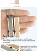 Flat Aluminum Alloy Dual Frequency Survival Whistle Double Tube Outdoor Survival Survival Whistle Equipment Equipped EDC Tool Flat Aluminum Alloy Dual Frequency Survival Whistle Double Tube Outdoor Survival Survival Whistle Equipment Equipped EDC Tool