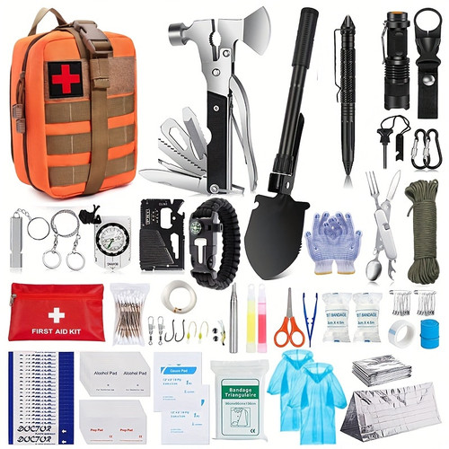 Multi functional survival tools, outdoor camping equipment, outdoor survival emergency supplies kit Multi functional survival tools, outdoor camping equipment, outdoor survival emergency supplies kit