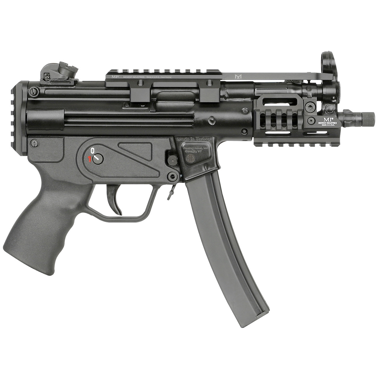 Midwest Industries MP5 マウントレイル　実物 MIDWEST INDUSTRIES : 実物パーツ HK MP5 Top Rail, M-LOK マウント BK