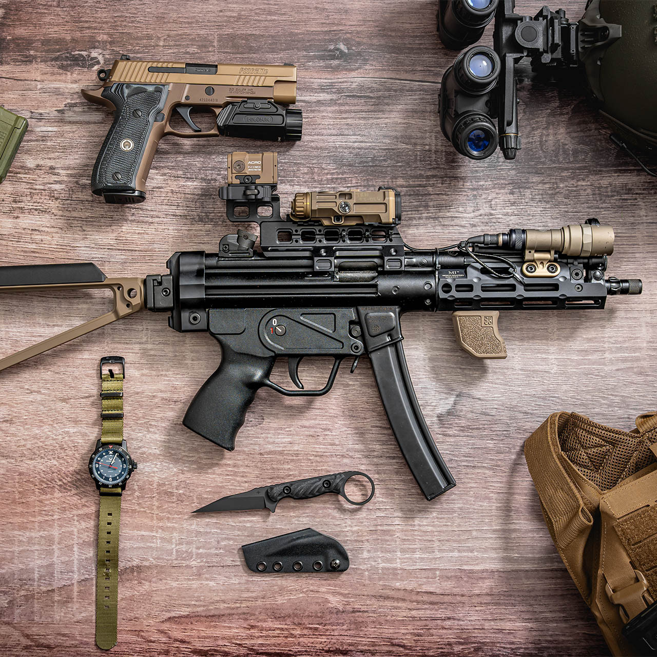 Upgrade Your Rifle with the MP5/MP5K NV Optic Mount