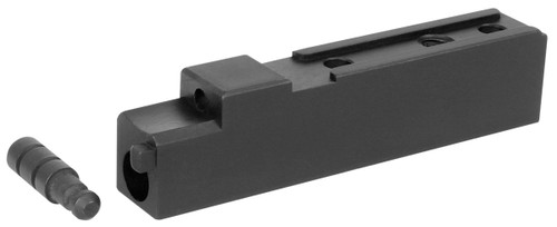 Both pieces of the MI Takedown Pin Conversion Kit For Ruger® PC Carbine™. Product made by Midwest Industries.