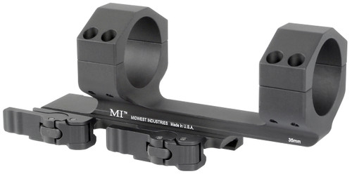 35MM QD Scope Mount - 1.4in Offset, zoomed in. Product made by Midwest Industries.