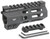 A Combat Rail One Piece Free Float Handguard, M-LOK™ with a 4.5" handguard. Product made by Midwest Industries.