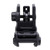 Front side of a Black MBUS 3 Sight - Rear. Product made by Magpul Industries.