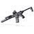 Left side of a AR-15 Shadow Crossover Grip attached to rifle E. Product made by Driven Arms Co.