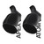 Both AR-15 Shadow Crossover Grips next to each other with labels along the side. Product made by Driven Arms Co.