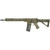 Right side of an Olive Drab colored 16Inch Lightweight Rifle, .223 Wylde, M-LOK™ with a 14" handguard. Product made by Midwest Industries.