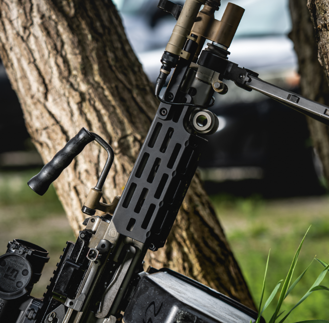 FN M249 M-LOK Handguard detail