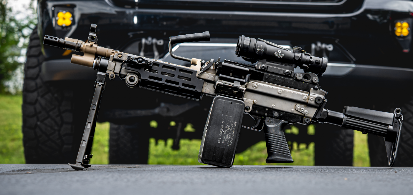 FN M249 M-LOK Handguard build