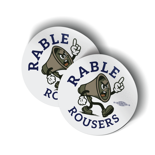 Rable Rousers (3" x 3" Vinyl Sticker -- Pack of Two!)