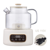 【預計7-14天出貨】Multi-function Full Glass Health Kettle 1.2L US 110v | 多功能電子全玻璃養生壺 1.2公升 110v Type B 三腳 美規 (原箱發送，獨立免運費)