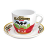 Black & White HK Style Milk Tea Cup & Plate Set | 黑白淡奶港式奶茶杯碟套裝