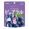 KABAYA Pure & Natural Fruit Soft Candy Grape | KABAYA 雙層夾心水果軟糖 巨峰提子 58g