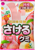 UHA Sakeru Fruit Juice Gummy (Peach Flavor) | 味覺糖 白桃味扭條軟糖 7pcs