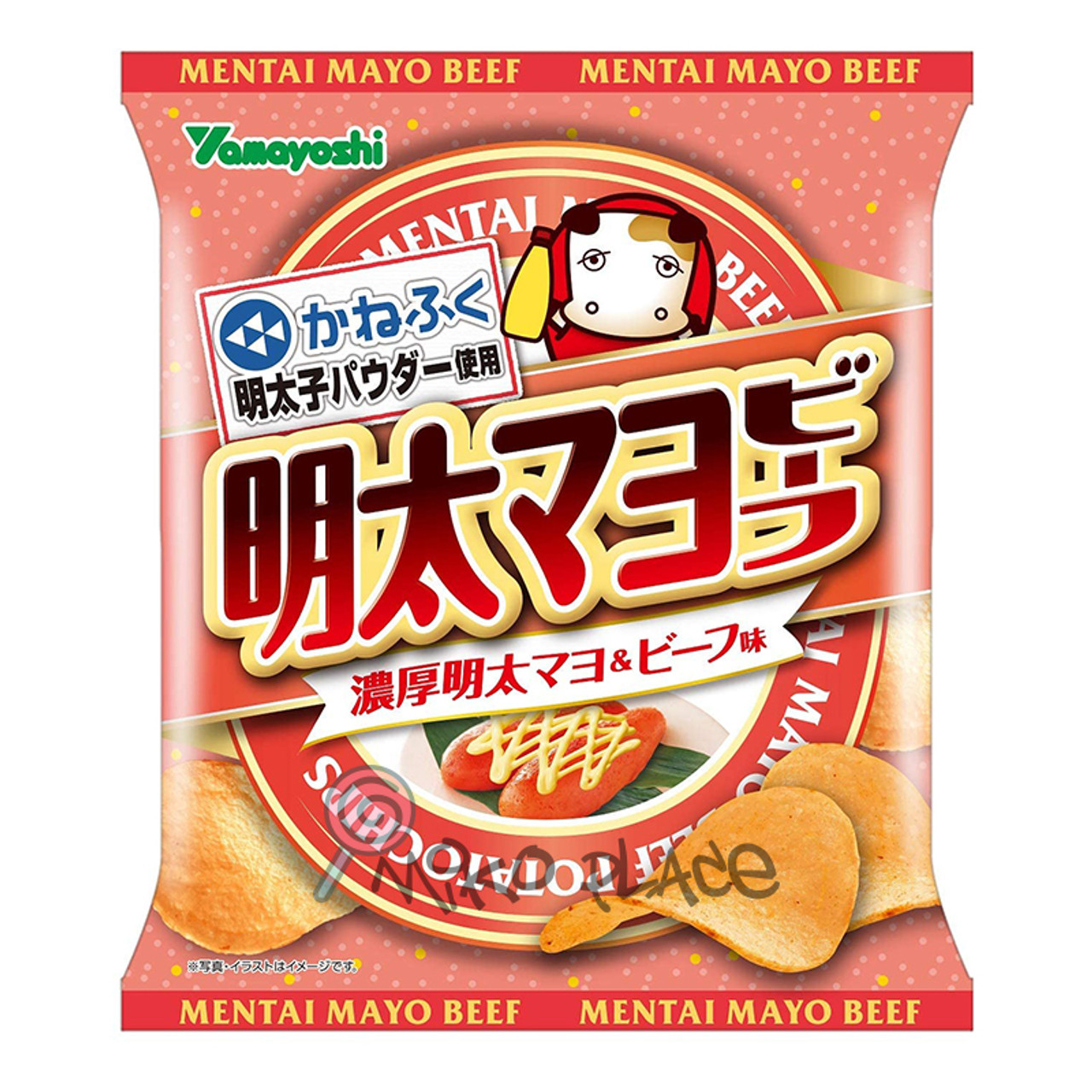 Yamoyoshi Potato Chips Mentaiko Flavor 山芳薯片濃厚明太子味50g Mikoplace U S 港日韓 零食藥妝生活百貨