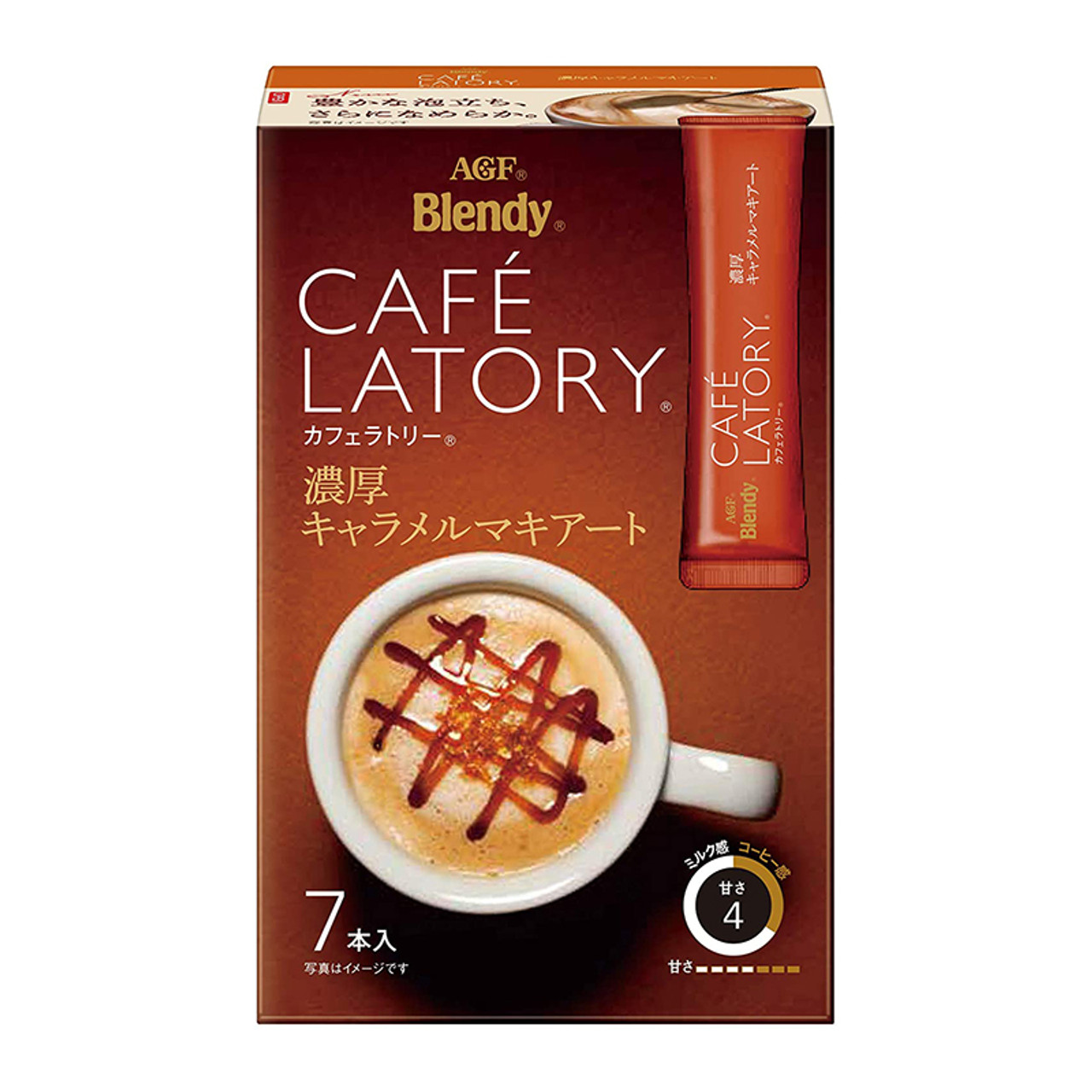 AGF Blendy Cafe Latory Rich Caramel Macchiato 味之素 即溶 濃厚焦糖咖啡 7's