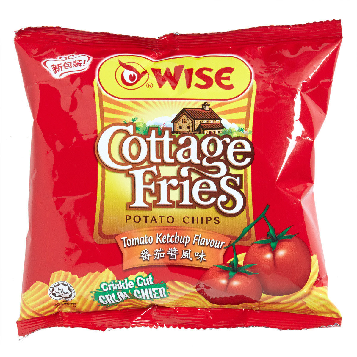 WISE Potato Chips Tomato Ketchup Flavor 威士蕃茄醬風味薯片(包裝