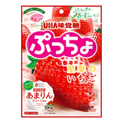 UHA Puccho Bag Candy Strawberry Flv | 味覺糖 袋裝果粒軟糖 士多啤梨味 65g