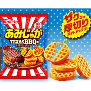TOHATO Amijaga Potato Chips Texas BBQ | 桃哈多 網狀薯脆 德州BBQ味 51g