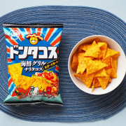 KOIKEYA Don Tacos Chips Seafood | 湖池屋 海鮮烤肉辣椒味粟米片 57g