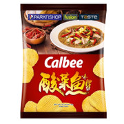 CALBEE - Potato Chips Boil Fish Sichuan Pickles Flavor |卡樂B 酸菜魚味薯片 68g
