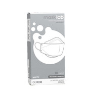 Masklab KF Mask White Color Adults 10Pcs 韓式 成人立體口罩 白色 ASTM Lv3 (10片獨立包裝/盒) Made in HK