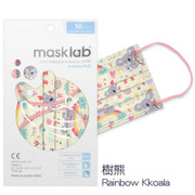 Masklab Surgical Mask Kids Cartoon 小童外科口罩 卡通系列 樹熊 Rainbow Kkoala ASTM Lv3 ( 10Pcs /袋 ) Made in HK