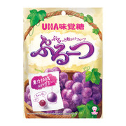 UHA Mikakuto Purutto Grape Candy | 味覺糖 100%葡萄汁軟糖夾心糖 77g