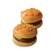 Bourbon Every Burger Chocolate Cookies | 日本百邦 漢堡包 朱古力夾心餅 66g